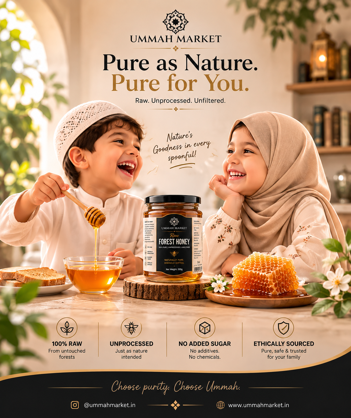 Pure Raw Honey – Straight from Forest to Your Home - 500gm - Image 2